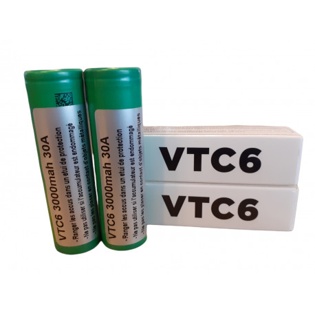 PACK 2 ACCUS SONY VTC6 3000 mah